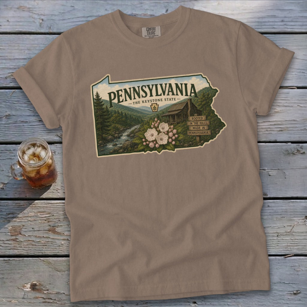 Pennsylvania Homeplace Scene Signature Tee