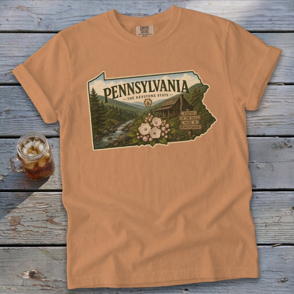 Pennsylvania Homeplace Scene Signature Tee