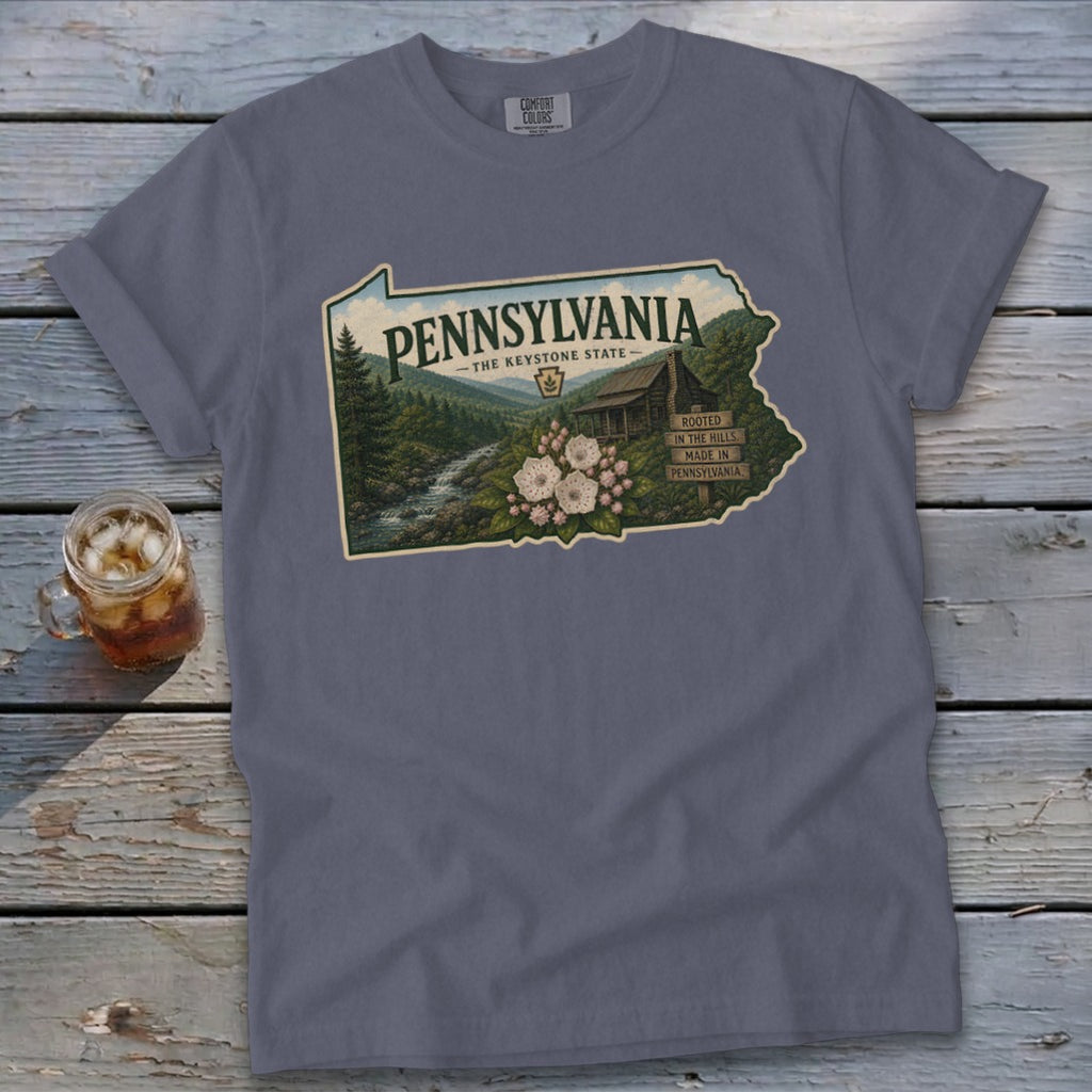 Pennsylvania Homeplace Scene Signature Tee