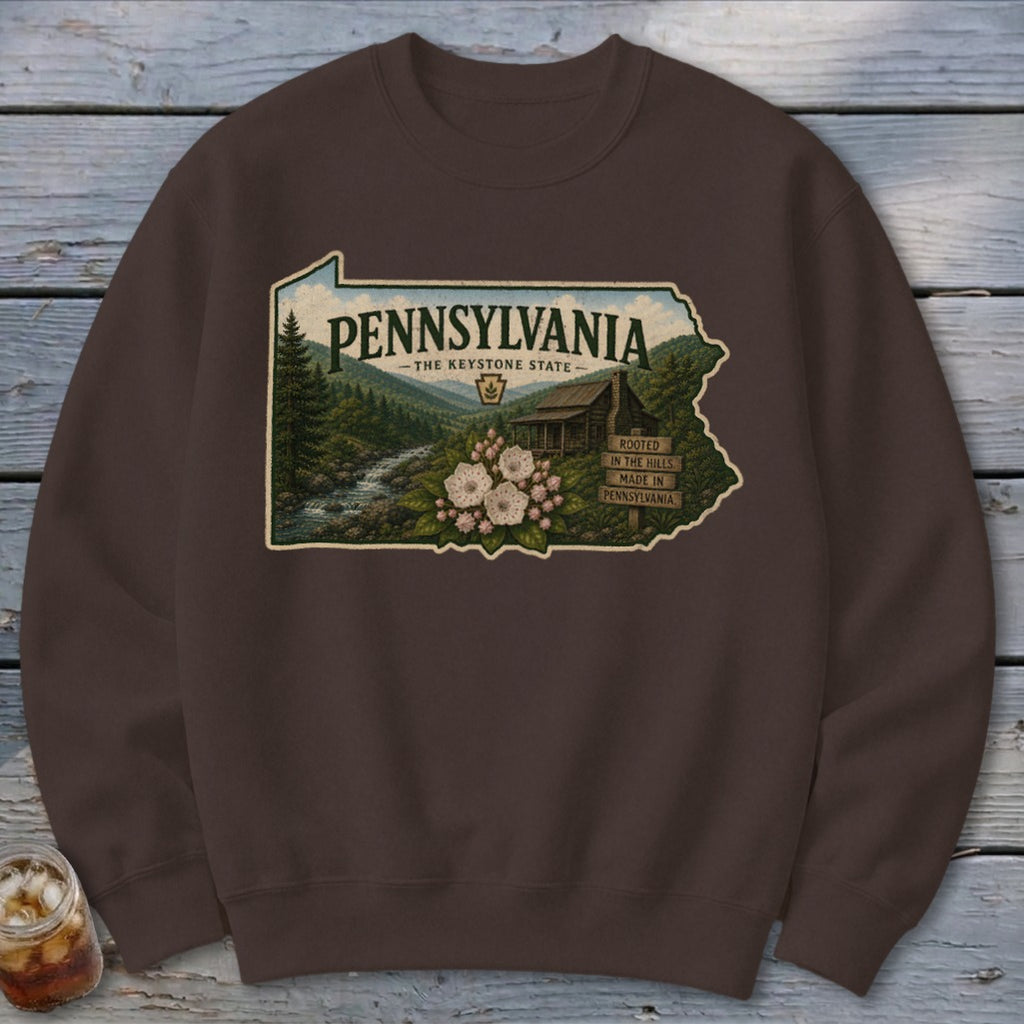 Pennsylvania Homeplace Scene Sweatshirt