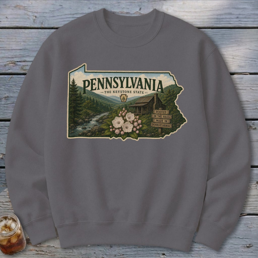 Pennsylvania Homeplace Scene Sweatshirt