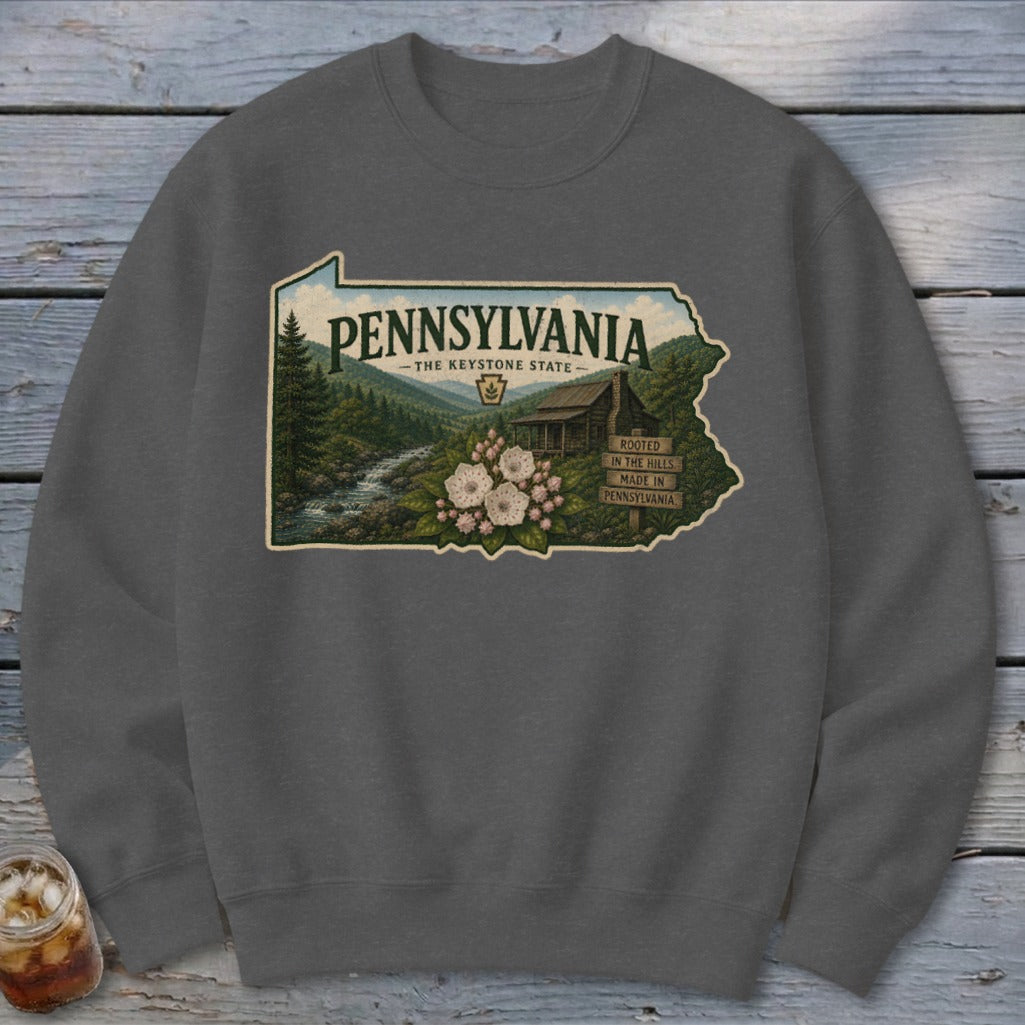 Pennsylvania Homeplace Scene Sweatshirt