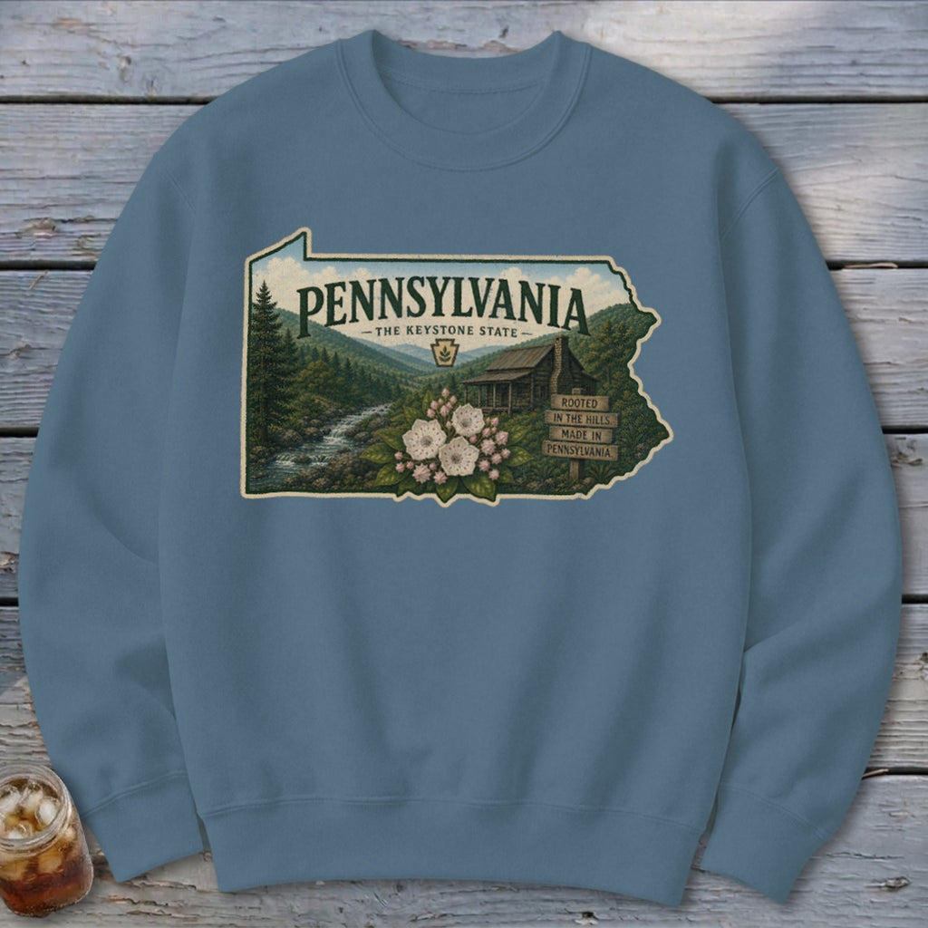 Pennsylvania Homeplace Scene Sweatshirt