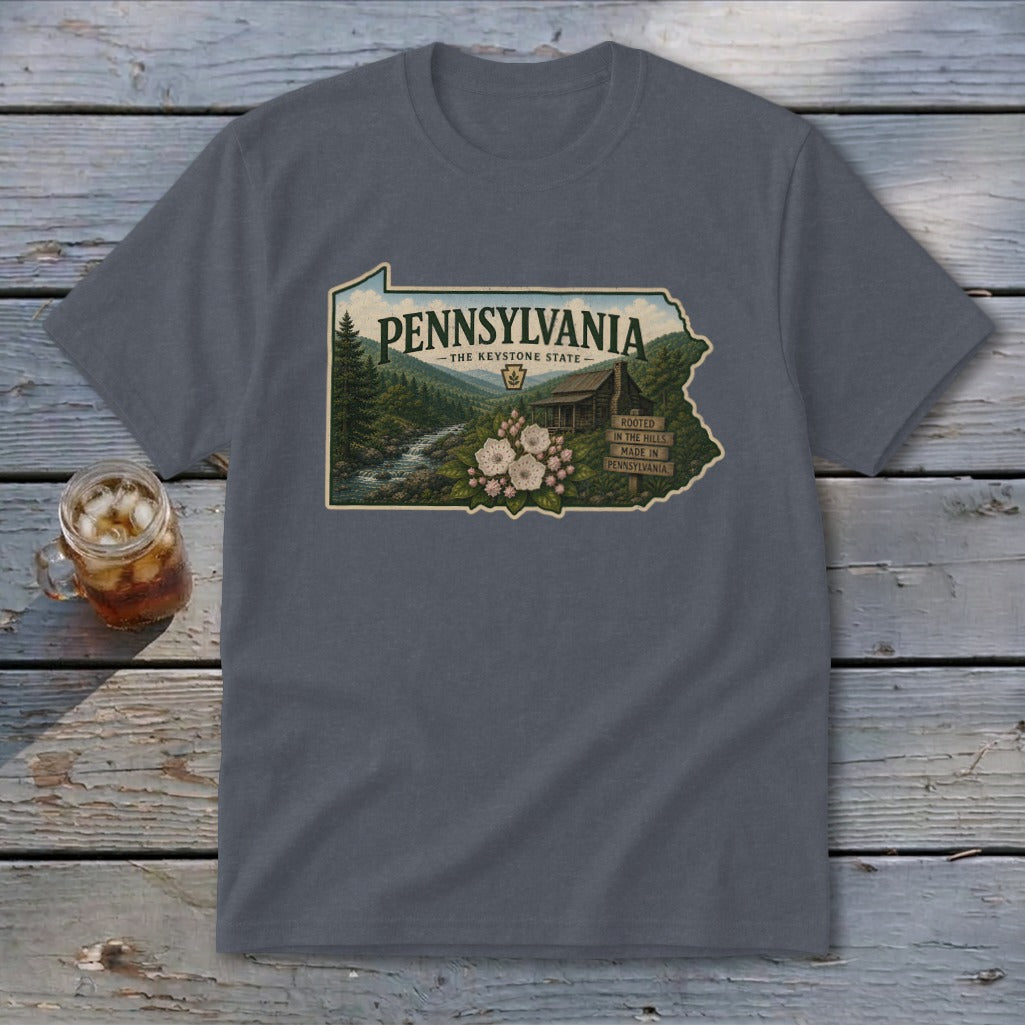 Pennsylvania Homeplace Scene Youth Tee