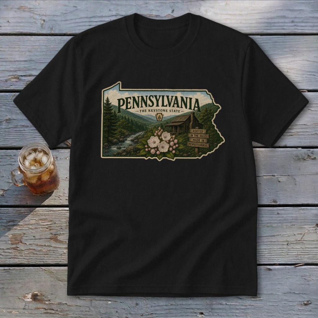 Pennsylvania Homeplace Scene Youth Tee