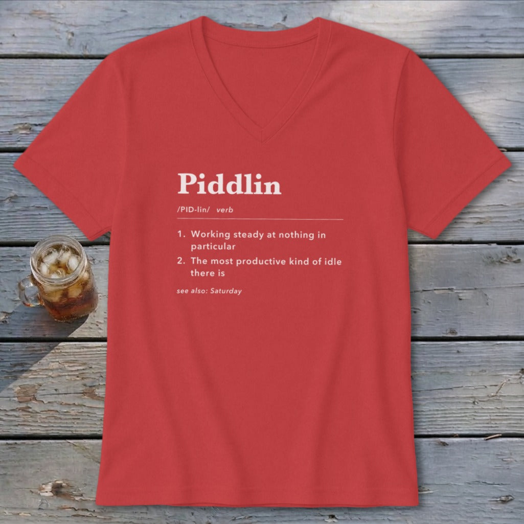 Piddlin Definition V-neck