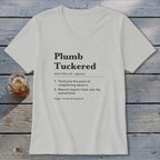 Plumb Tuckered Definition V-neck