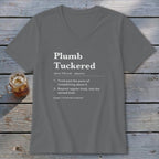Plumb Tuckered Definition V-neck