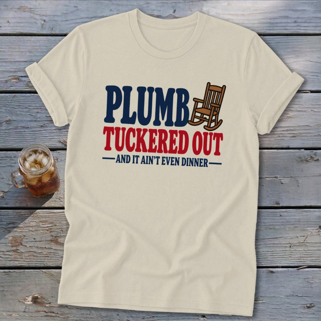 Plumb Tuckered Softstyle Tee