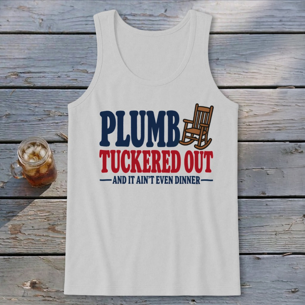 Plumb Tuckered Tank Top