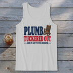 Plumb Tuckered Tank Top