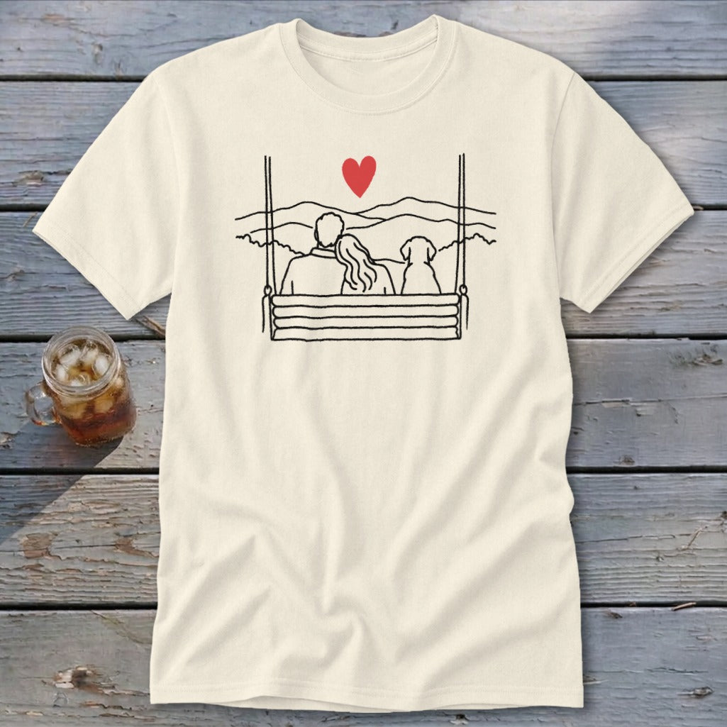 Porch Swing Couple Classic Tee