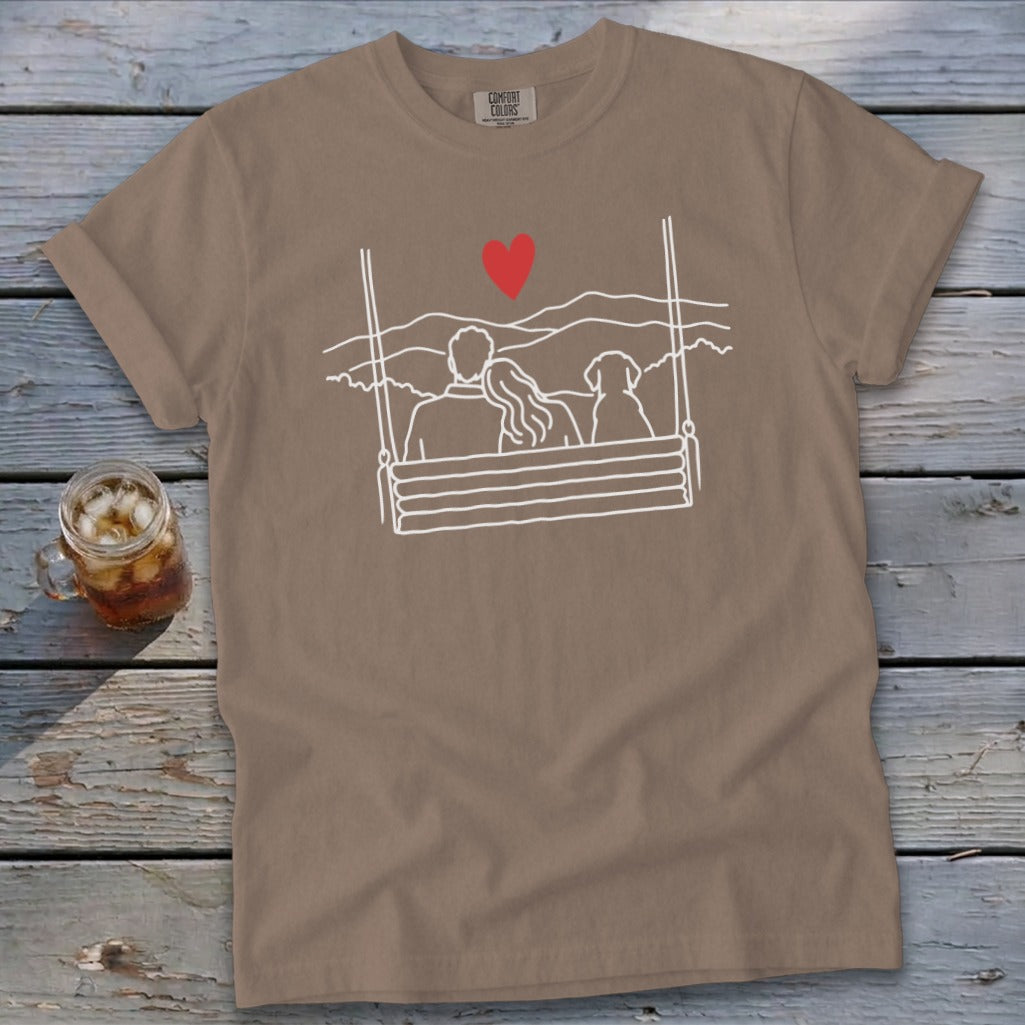 Porch Swing Couple Signature Tee