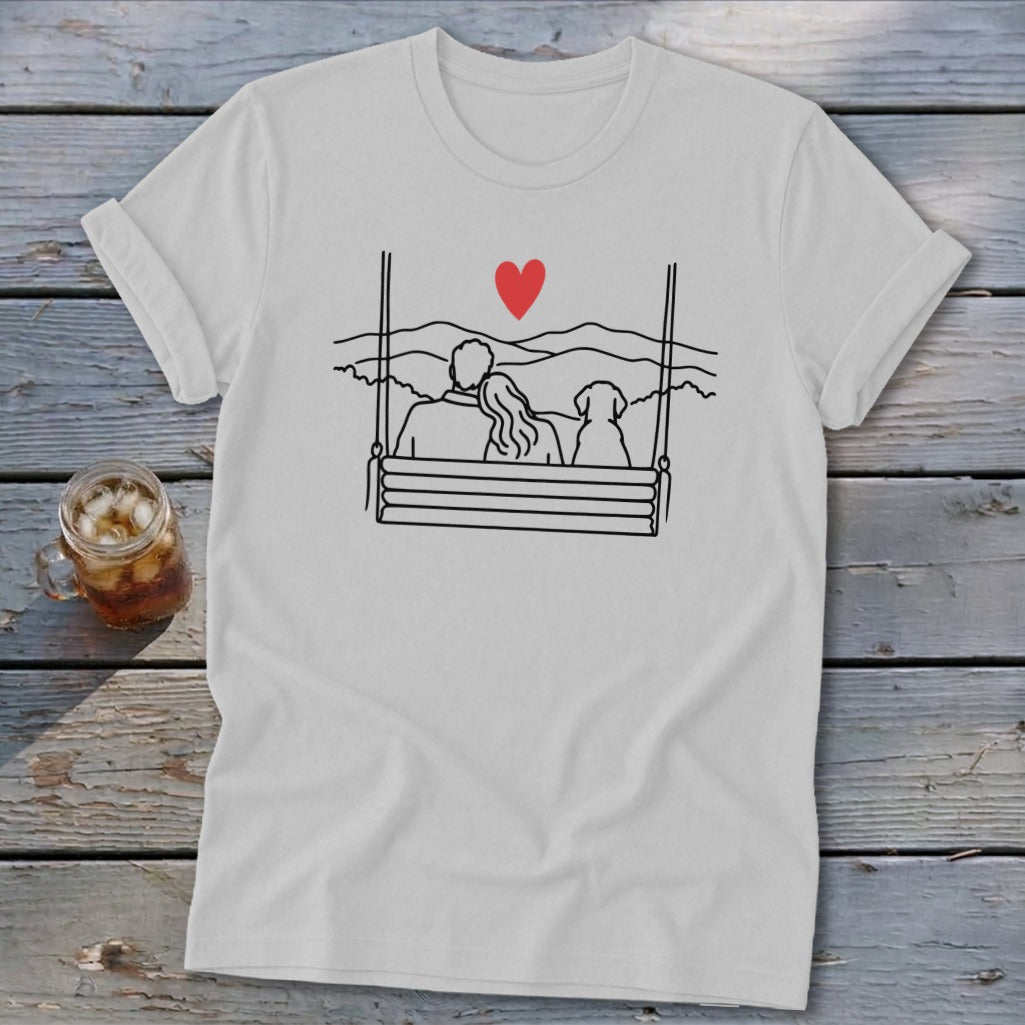 Porch Swing Couple Softstyle Tee