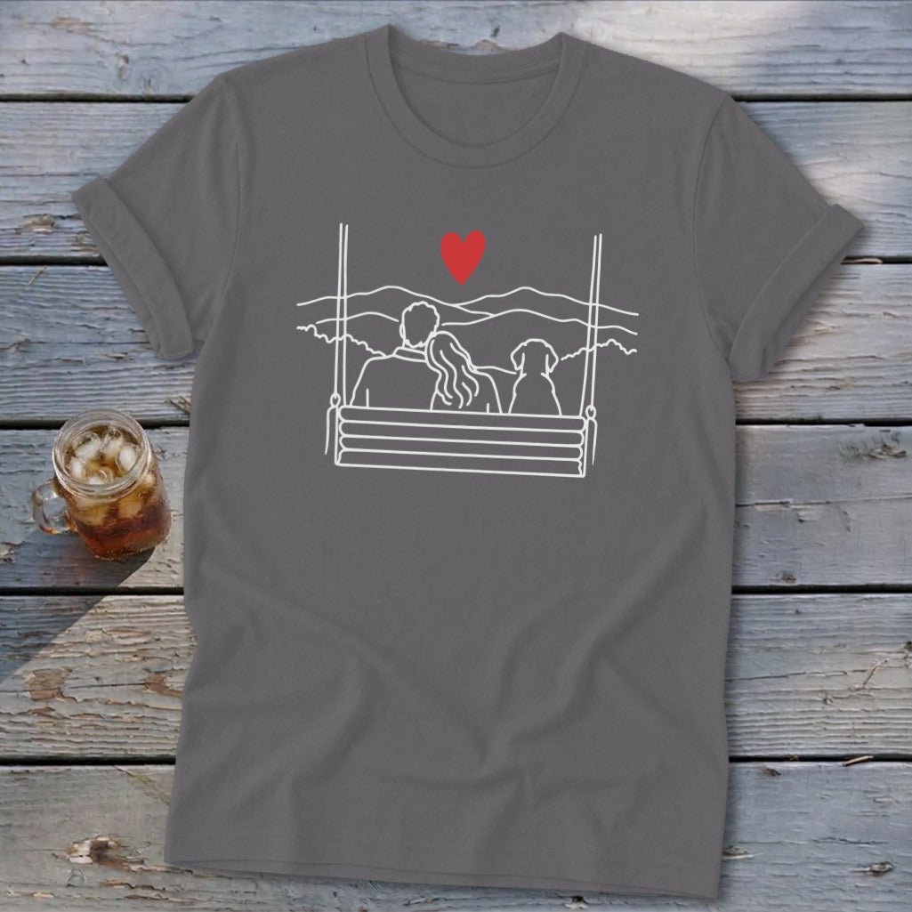 Porch Swing Couple Softstyle Tee