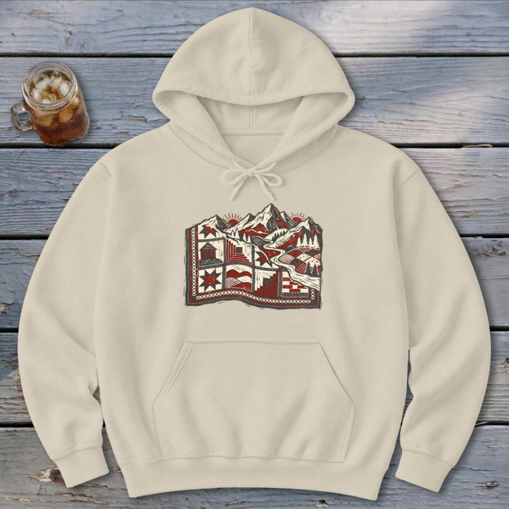 Quilted Mountain Hoodie