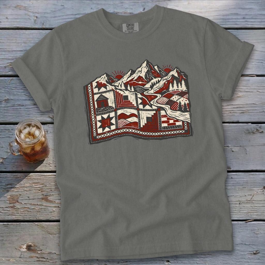Quilted Mountain Tee