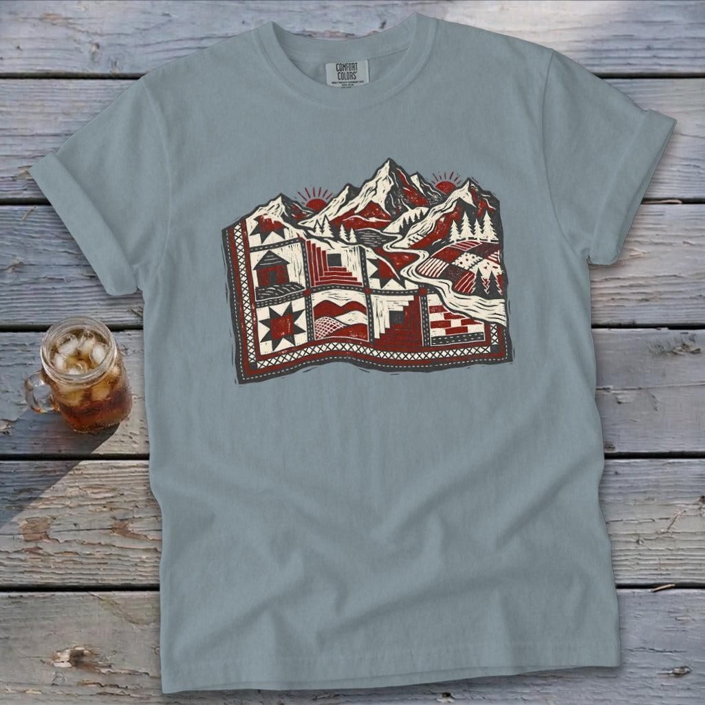 Quilted Mountain Tee