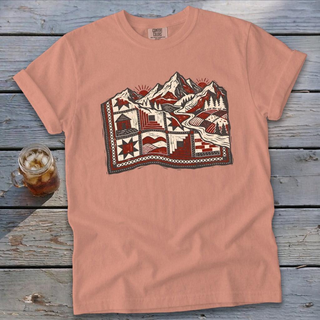 Quilted Mountain Tee