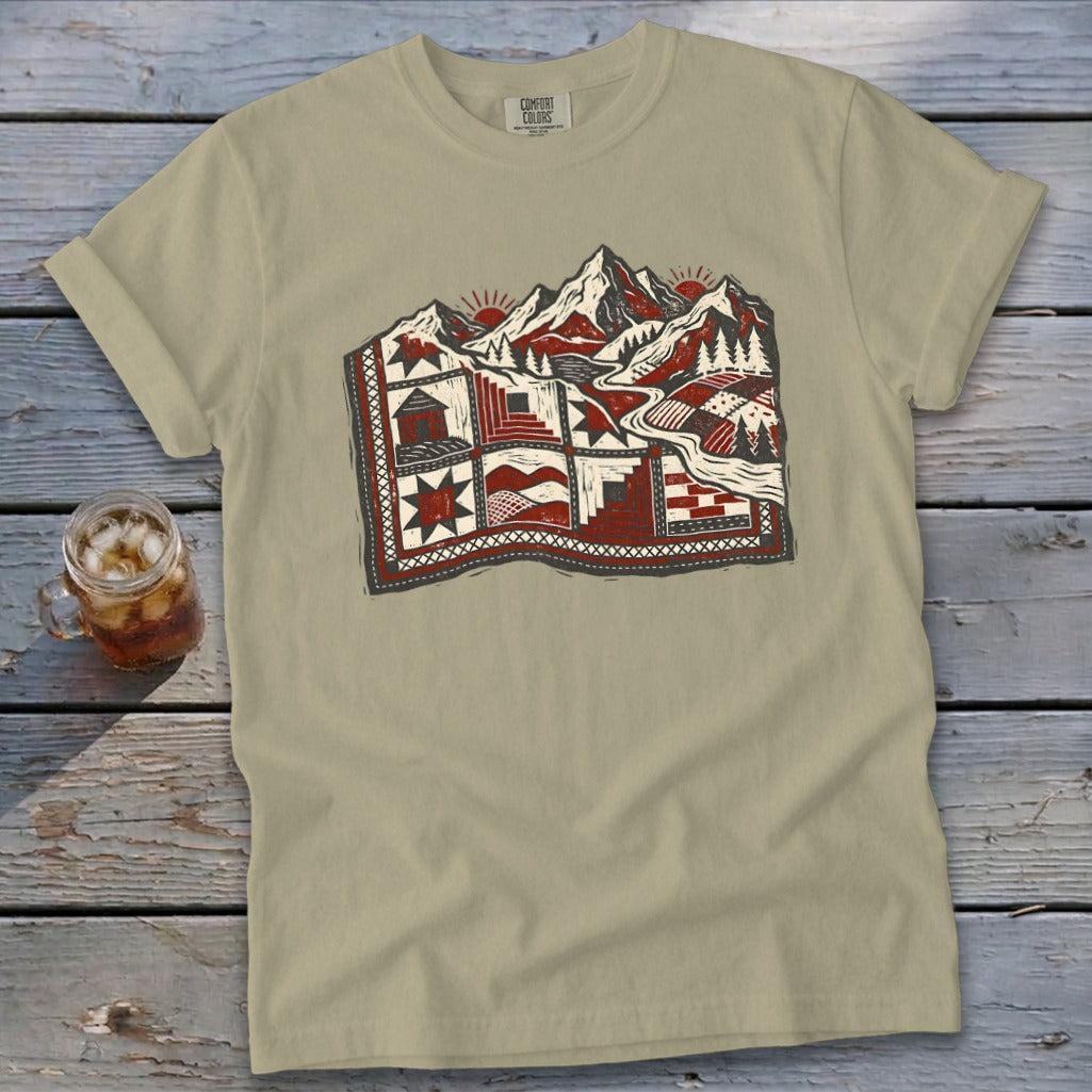 Quilted Mountain Tee