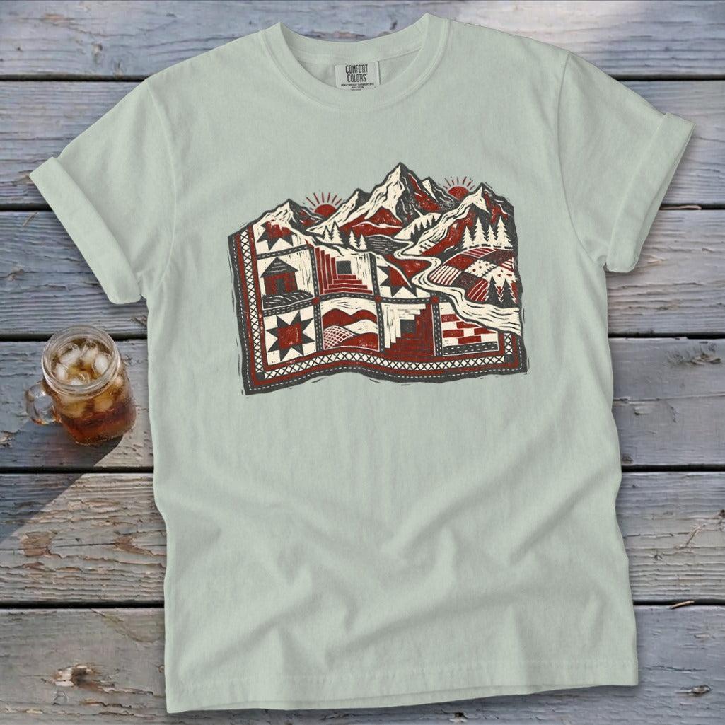 Quilted Mountain Tee