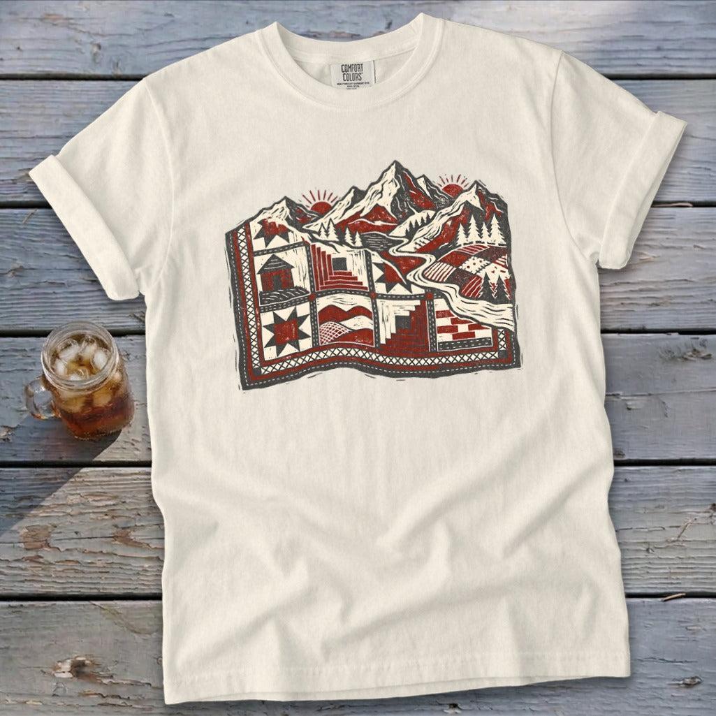 Quilted Mountain Tee