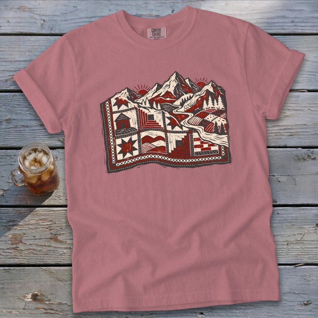Quilted Mountain Tee