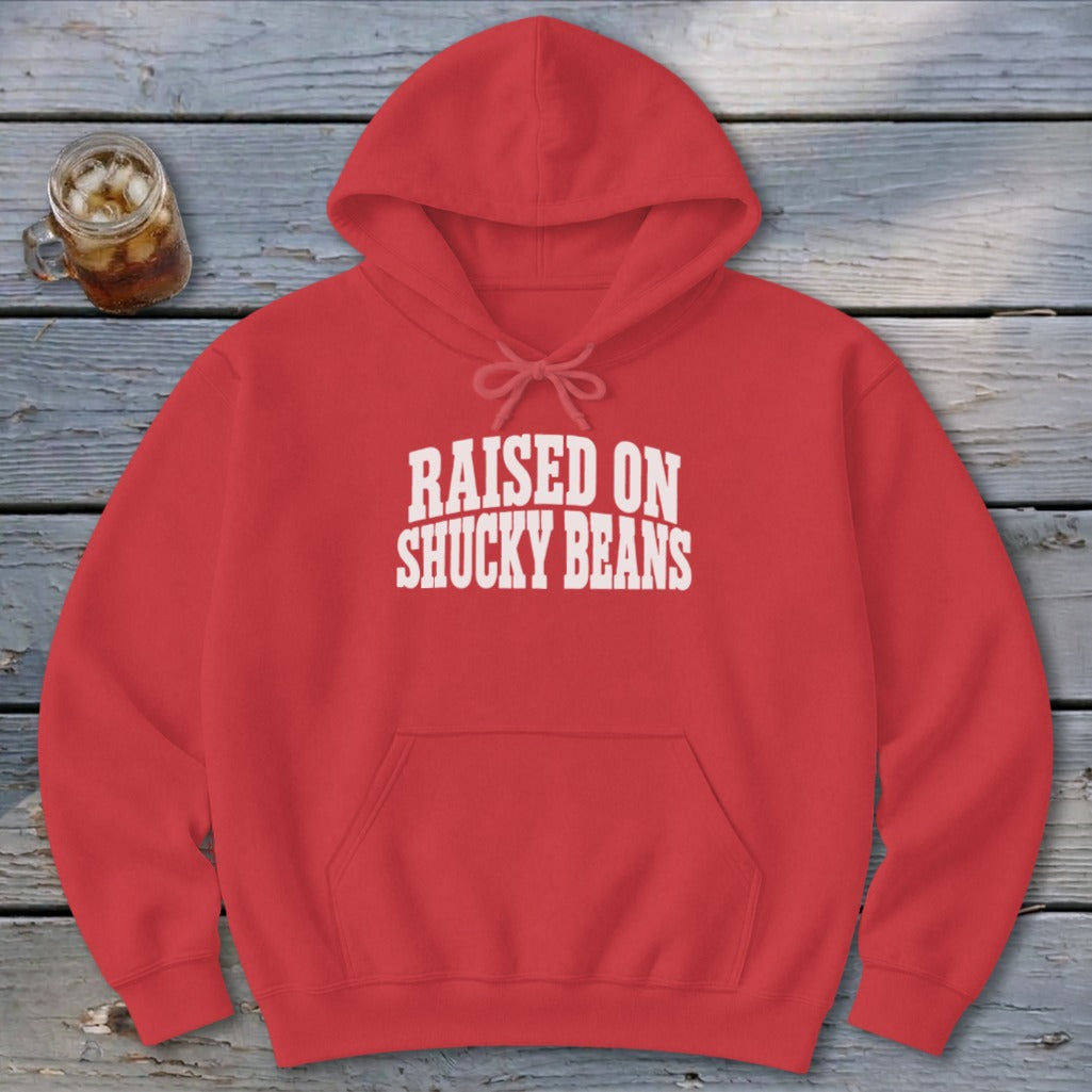 Raised On Shucky Beans Hoodie