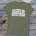 Raised On Shucky Beans Softstyle Tee