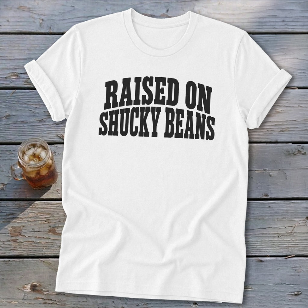 Raised On Shucky Beans Softstyle Tee