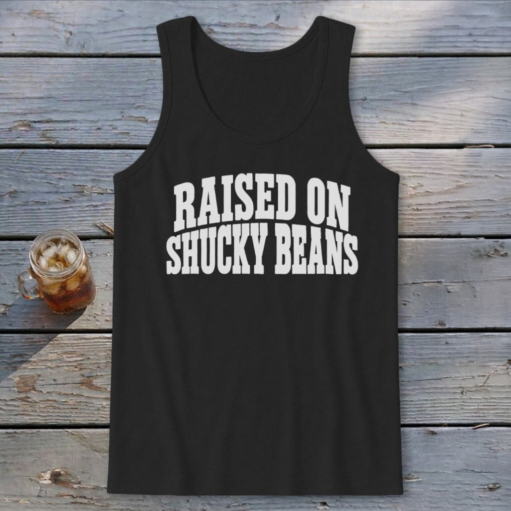 Raised On Shucky Beans Tank Top