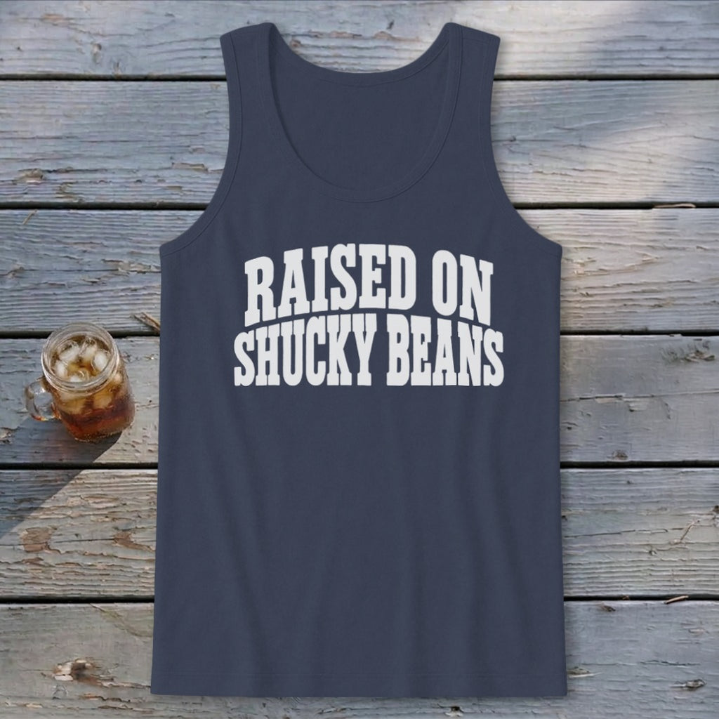 Raised On Shucky Beans Tank Top