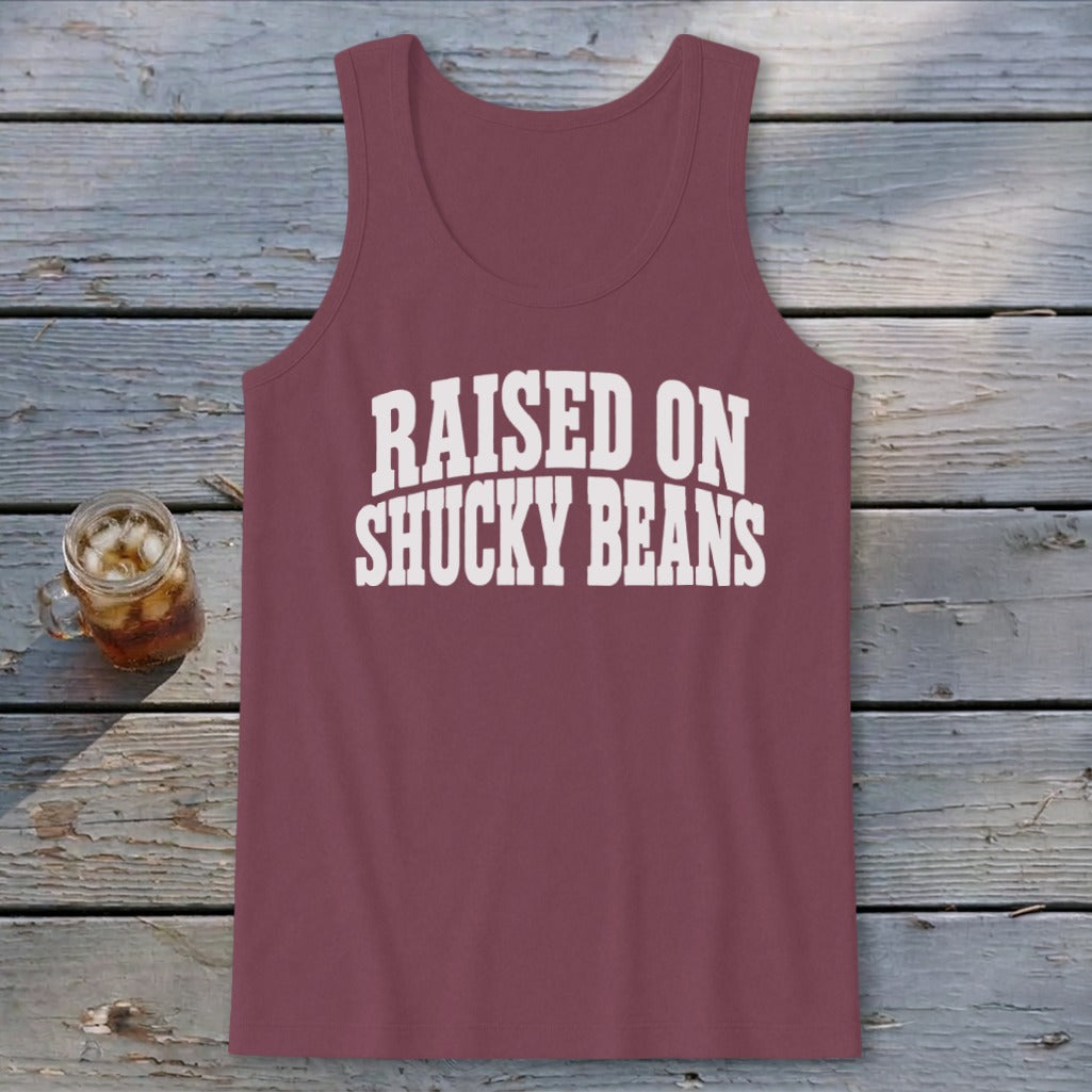 Raised On Shucky Beans Tank Top