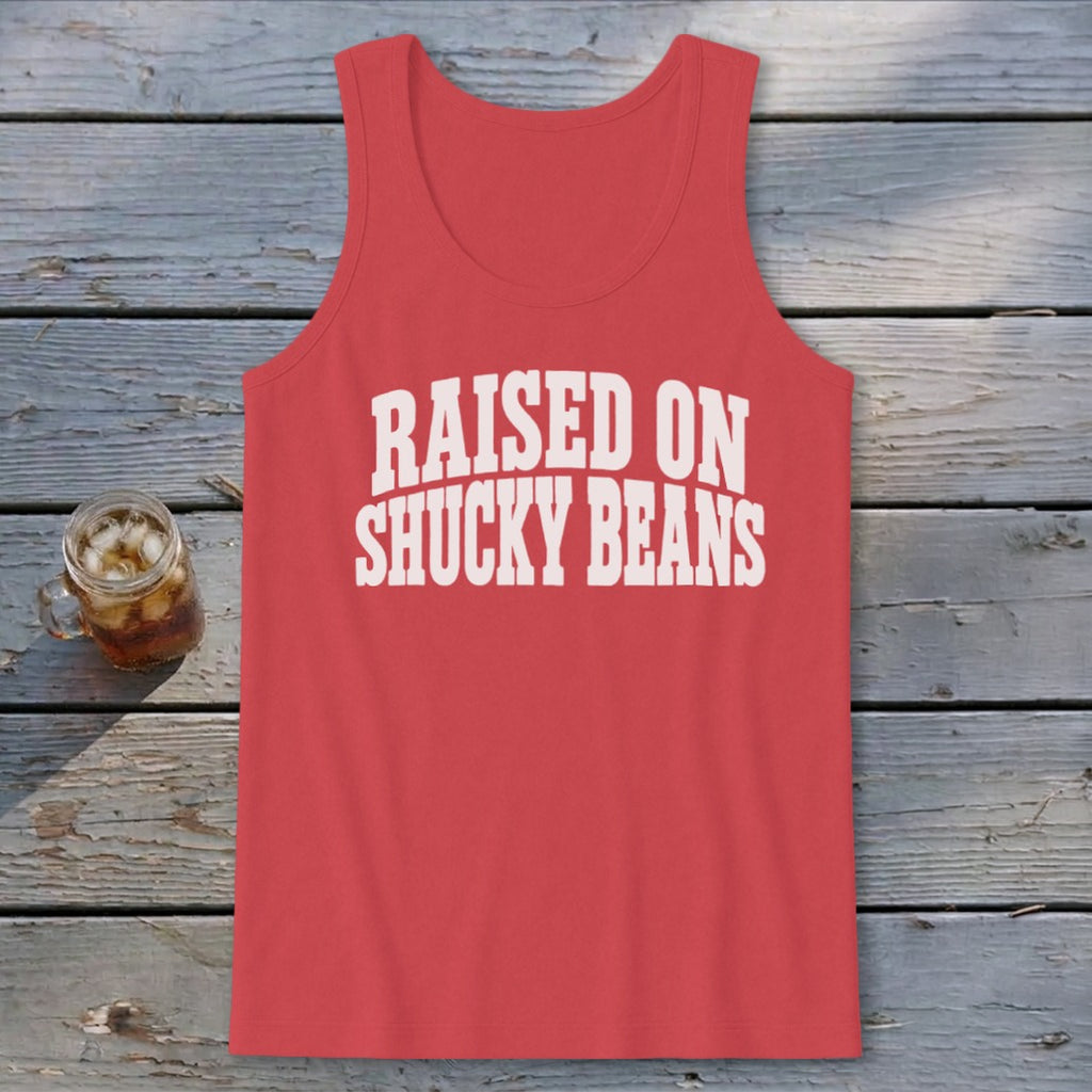 Raised On Shucky Beans Tank Top