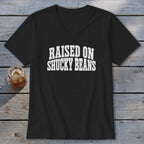Raised On Shucky Beans V-neck