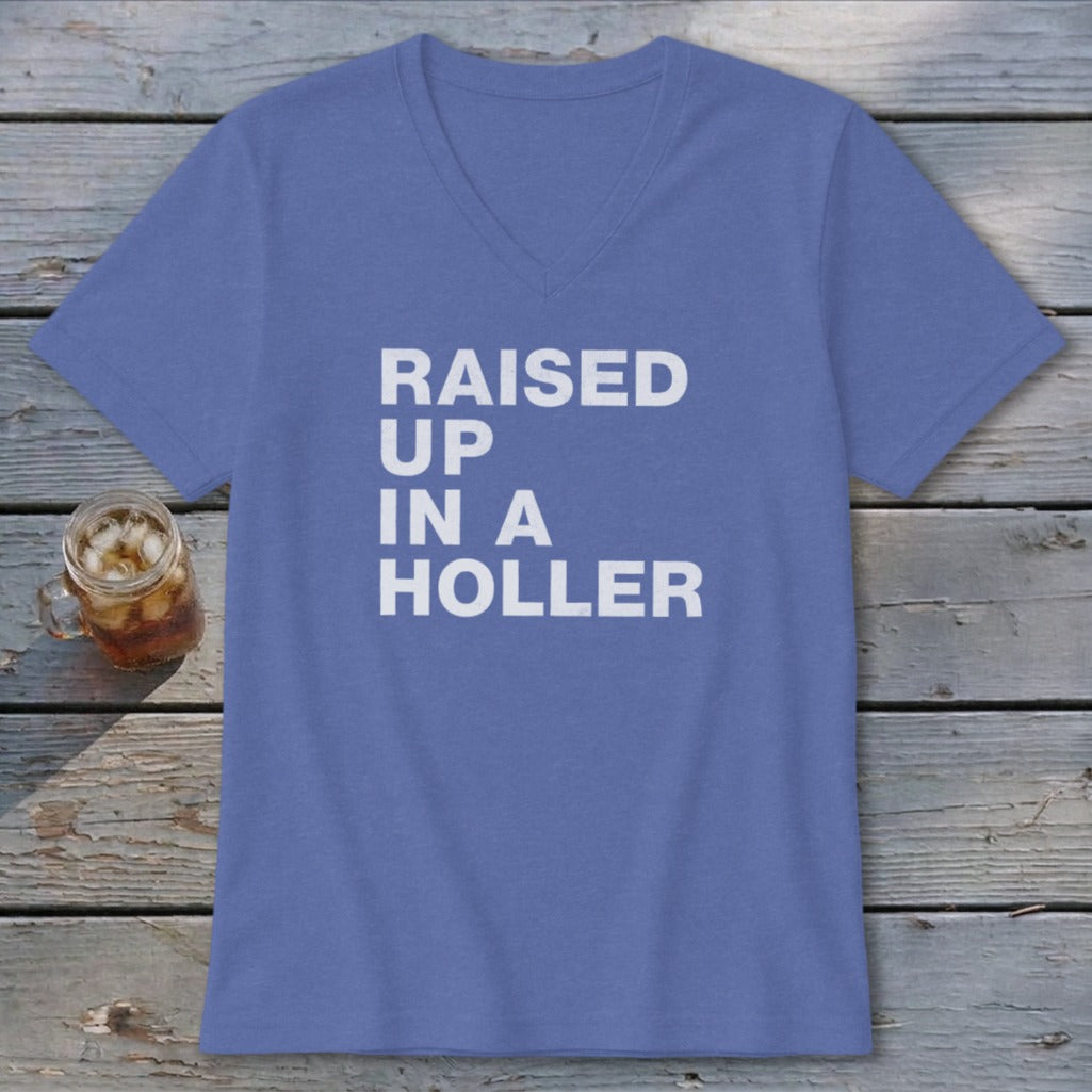 Raised Up a Holler V-neck