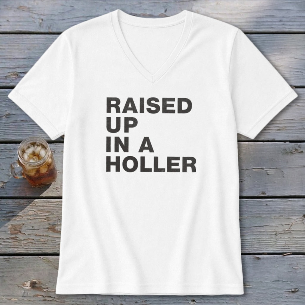 Raised Up a Holler V-neck
