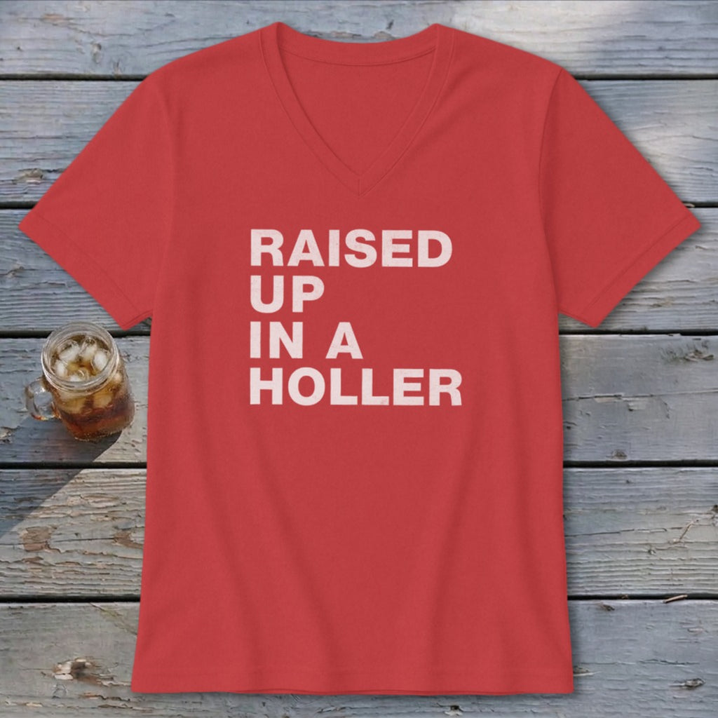Raised Up a Holler V-neck
