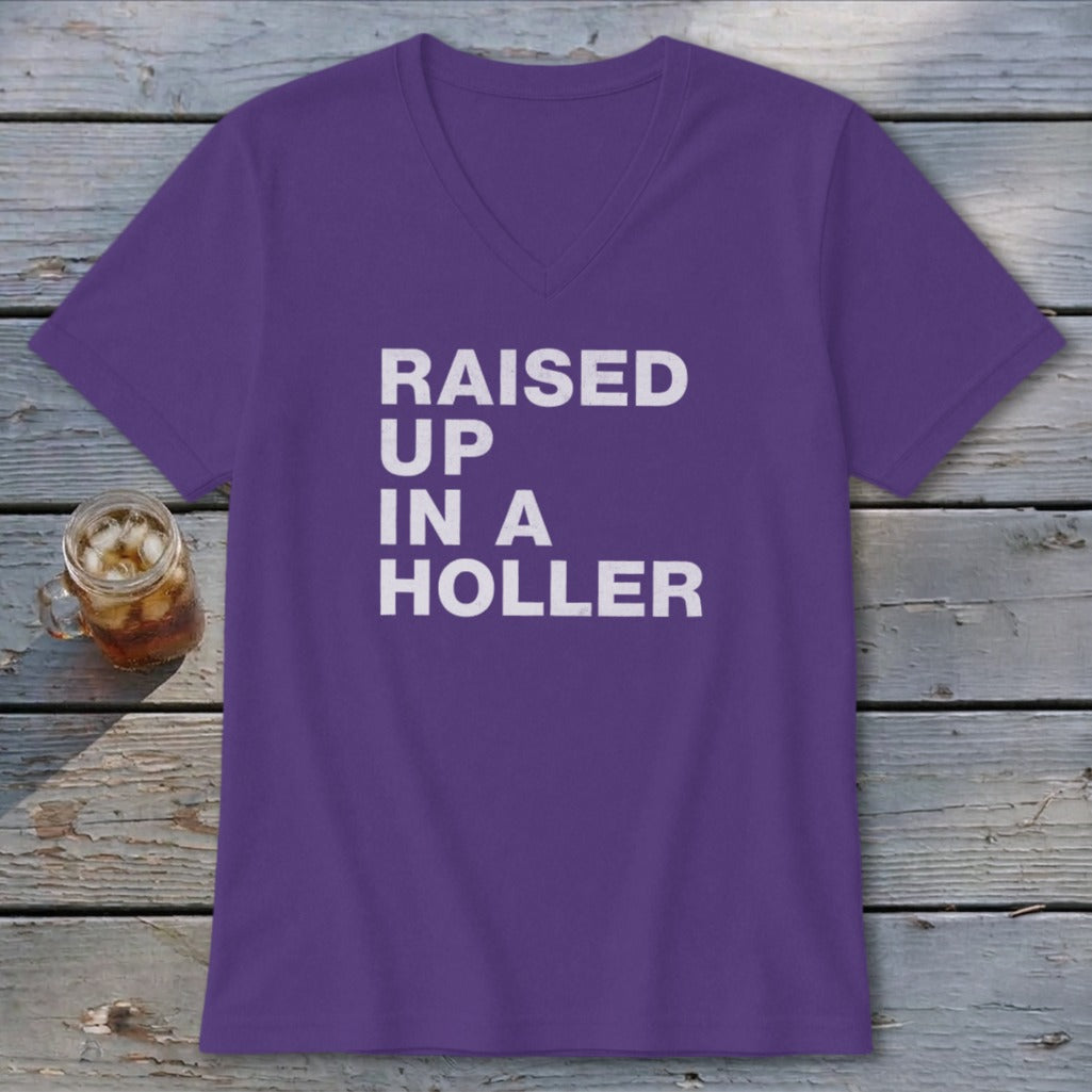 Raised Up a Holler V-neck