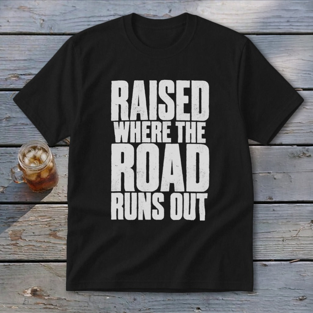 Raised Where the Road Runs Out Youth Tee