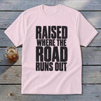 Raised Where the Road Runs Out Youth Tee