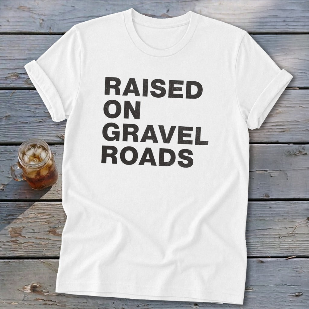 Raised on Gravel Roads Softstyle Tee