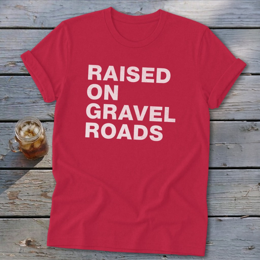 Raised on Gravel Roads Softstyle Tee
