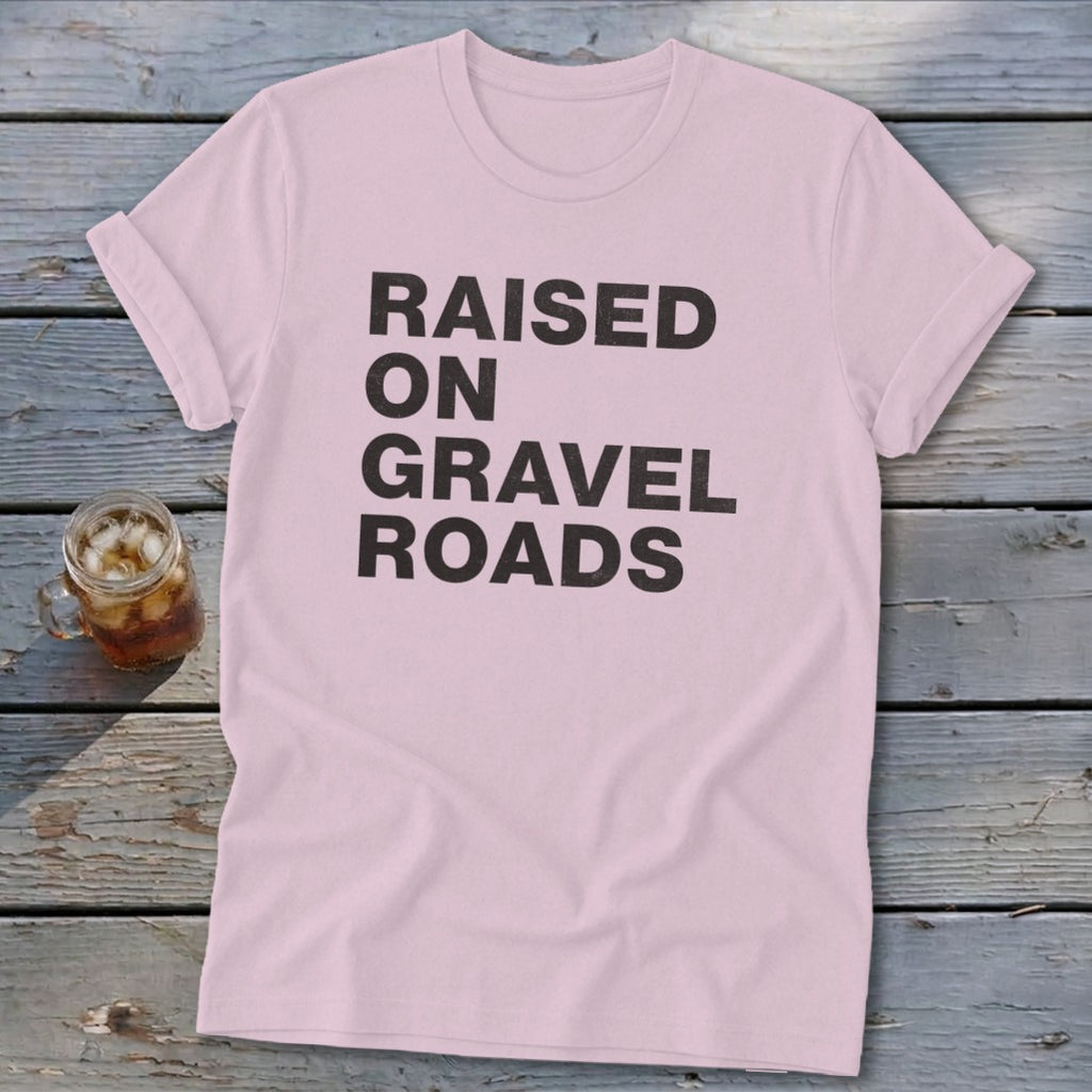 Raised on Gravel Roads Softstyle Tee