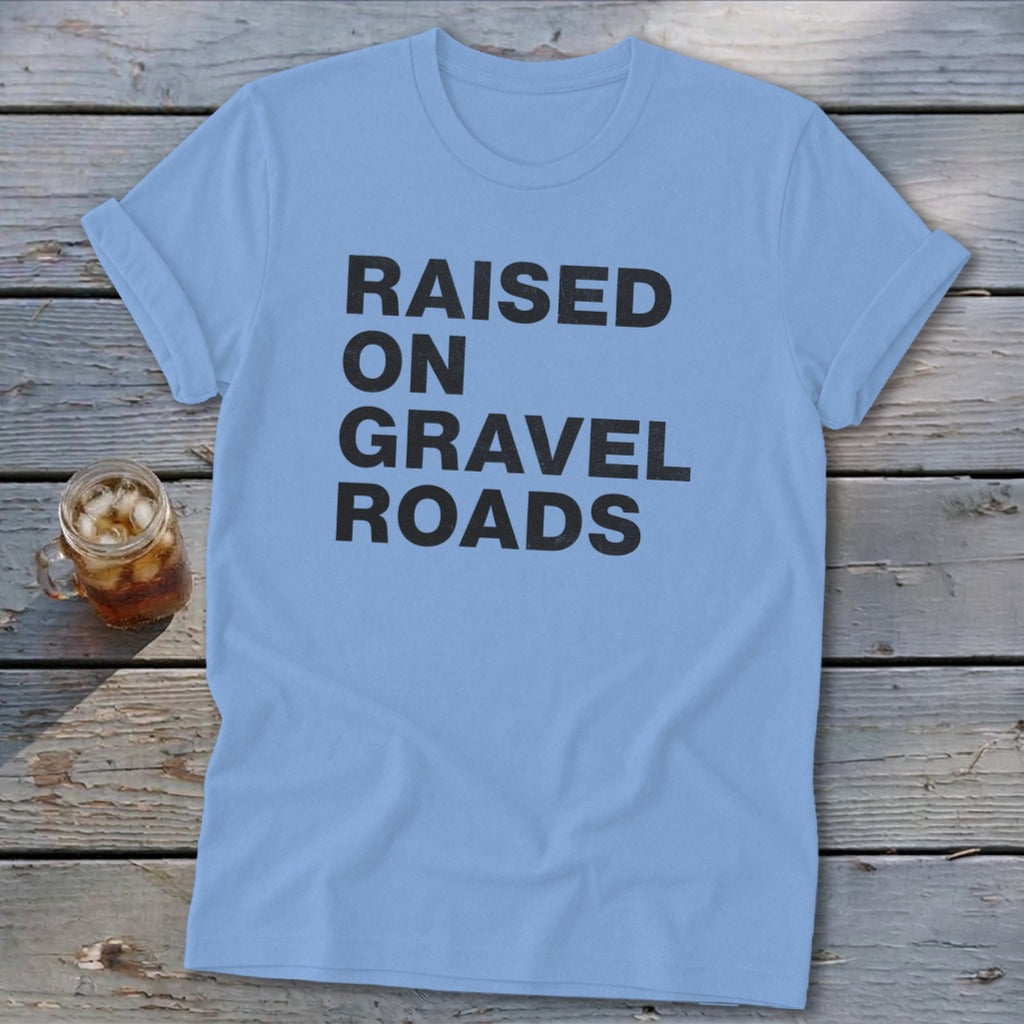 Raised on Gravel Roads Softstyle Tee