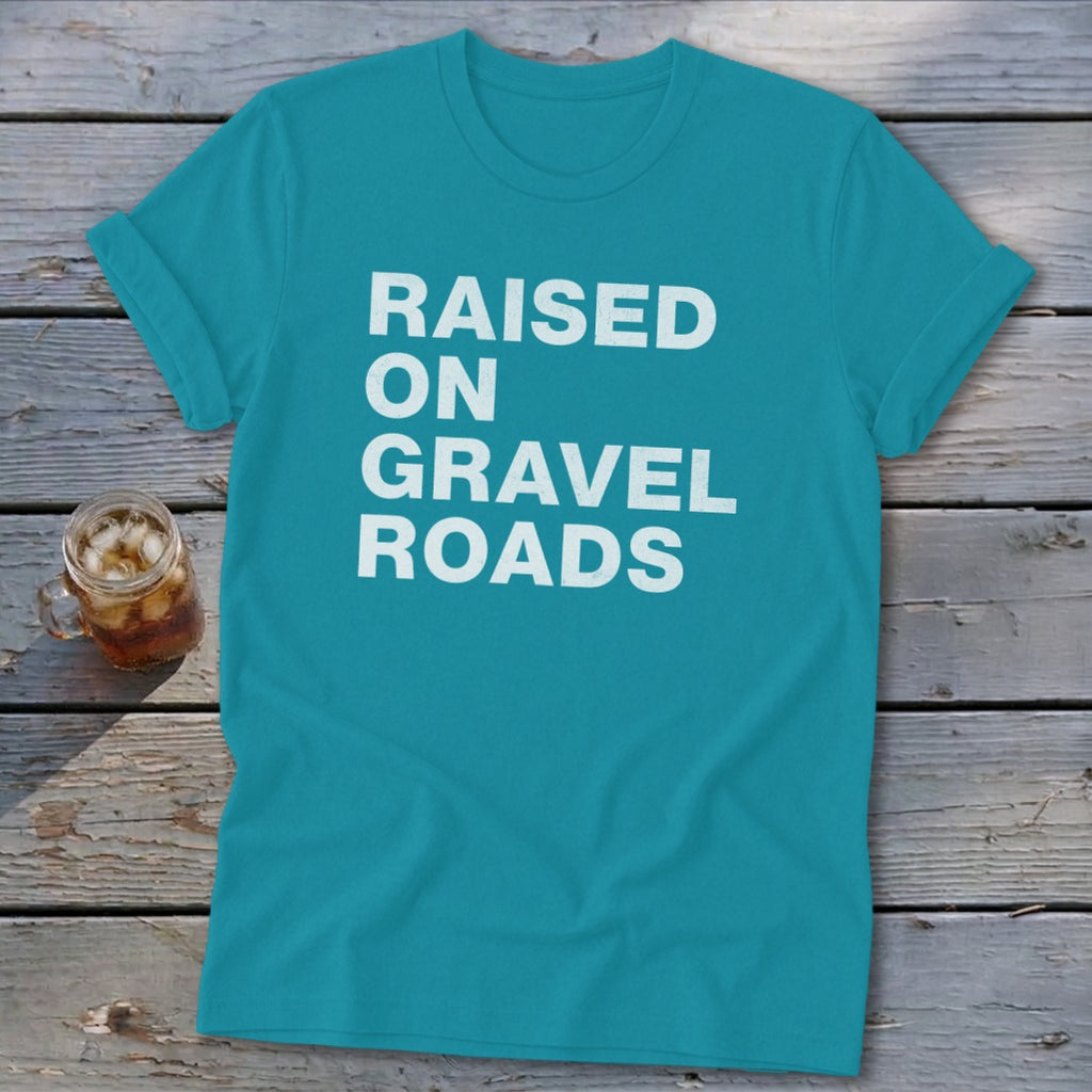 Raised on Gravel Roads Softstyle Tee