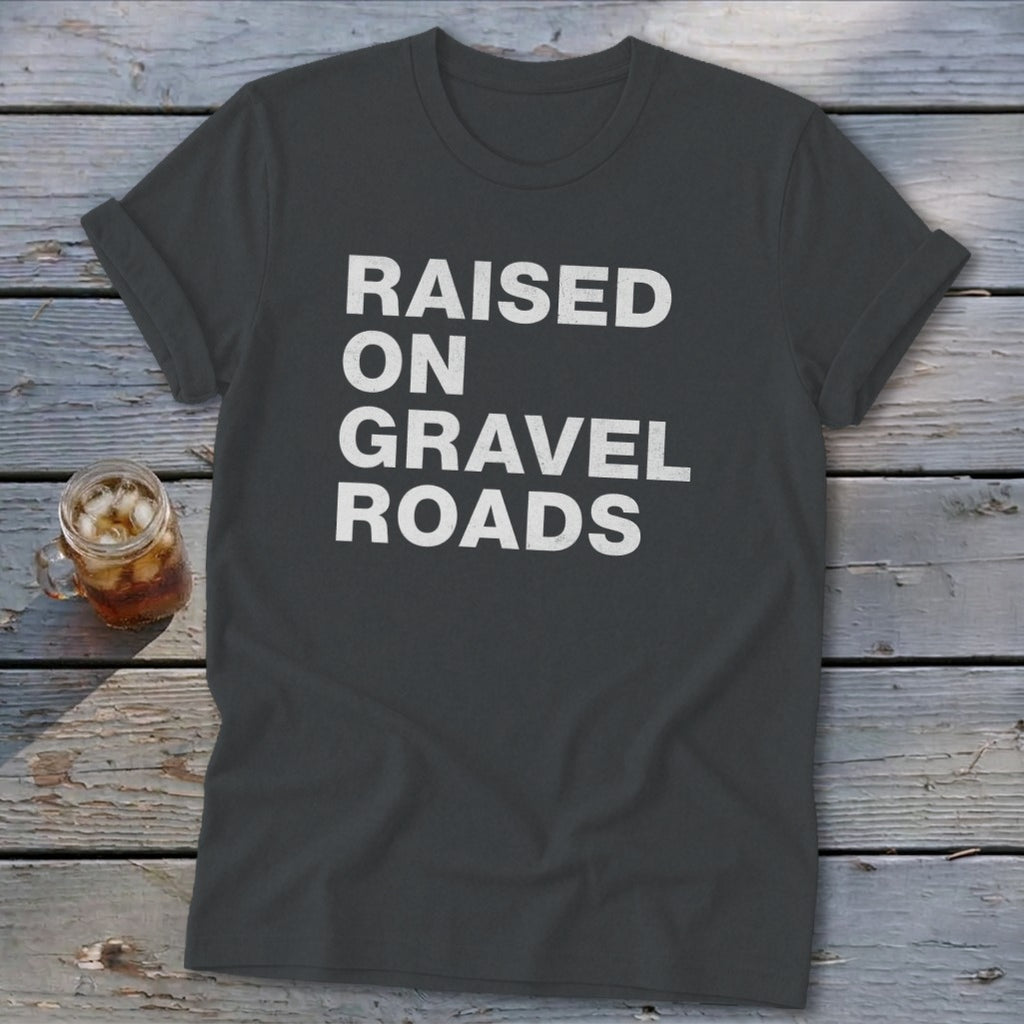 Raised on Gravel Roads Softstyle Tee