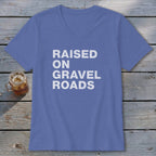 Raised on Gravel Roads V-neck