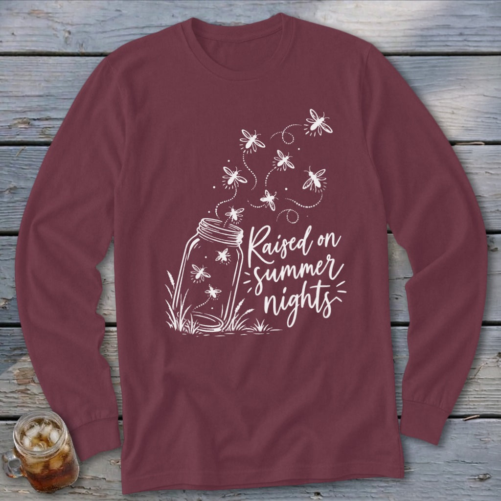 Raised on Summer Nights Long Sleeve Tee
