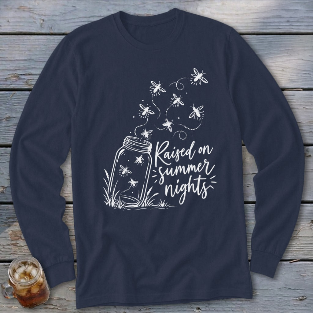 Raised on Summer Nights Long Sleeve Tee